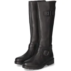 Remonte Damen R6593 Stiefel, Schwarz, 39 EU - Wanderschuhe für Damen aus echtem Leder mit Komfortweite und herausnehmbarer Einlegesohle für optimalen Tragekomfort.
