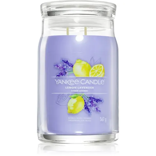Yankee Candle Lemon Lavender Duftkerze 567 g in lila von Yankee Candle