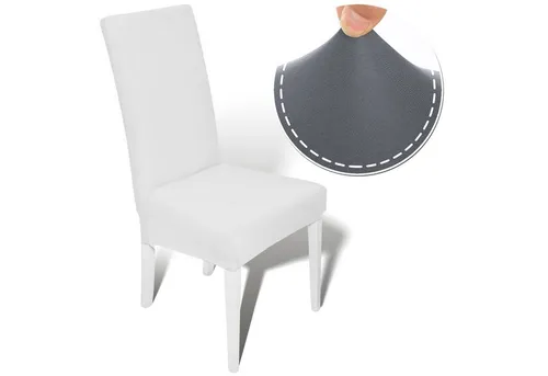 Melody Stuhlhusse Stretch Stuhlüberzug Stuhlbezug Stretchhusse Husse elastisch, Einfach zu reinigen, Bügelfrei, Robust, Dekorativ, Elastisches Materia