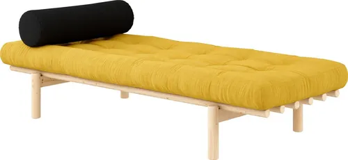Karup Design Daybed Next, aus massiven Kiefernholz - Tagesbetten mit eleganter Cord-Futonmatratze und Kissen, ideal für kreative Raumgestaltungen und bietet vielseitige Einsatzmöglichkeiten im Wohnbereich.