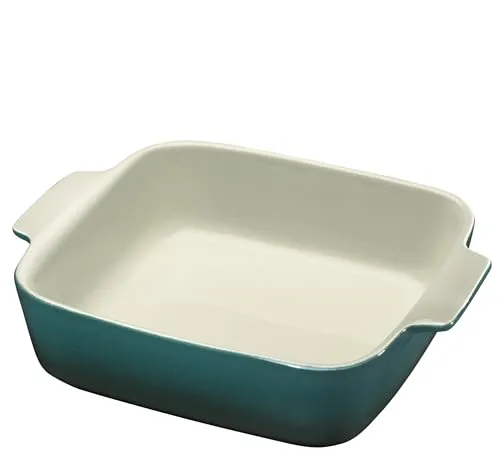 Auflaufform PROVENCE quadratisch 23 cm - Keramik Lasagneform in racing green - HOCHWERTIG & ROBUST – Die 23 cm große Auflaufform aus hitzebeständiger Keramik eignet sich perfekt für Lasagne und Aufläufe. Pflegeleicht und in trendigen Farben erhältlich, ist sie ein Must-Have in jeder Küche.