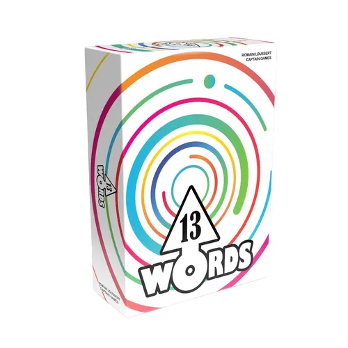 Partyspiel mit 13 Wörtern, Wortverbindungsspiel, kooperatives Spiel für Familien