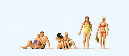 Preiser 10671 H0 Am Strand