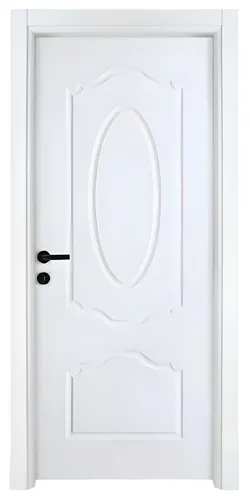 Moderne Weiße Haustür im Hoteltüren-Stil - Elegante Einzeltür mit PVC-Beschichtung, ideal für Wohnräume. Maße: 96 x 209 cm, gefertigt aus hochwertigen Holzwerkstoffen. 2 Jahre Herstellergarantie.