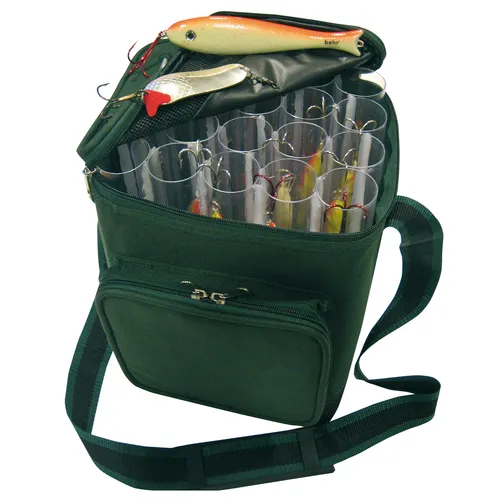 Behr Pilker Caddy Tasche für Pilker - Praktische Aufbewahrung für Angler - Angeltaschen für eine ordentliche Aufbewahrung von Pilkern und Kunstködern, Maße: 22 × 23 × 30cm, ideal für den nächsten Angelausflug.