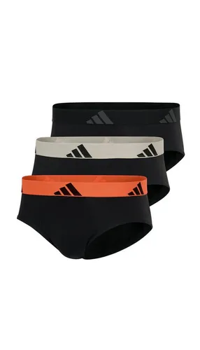 adidas Underwear Slip Brief Active Flex Cotton - 3 Stück - Herren-Slips mit flexiblem 4-Wege-Stretch und schnelltrocknendem Real Cool Cotton™ Material für optimalen Tragekomfort. Ideal für aktive Männer!