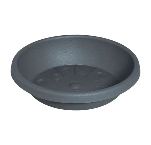 Geli Blumentopfuntersetzer Blumentopfuntersetzer, Pflanzenuntersetzer Kunststoff, anthrazit, Ø, 41cm