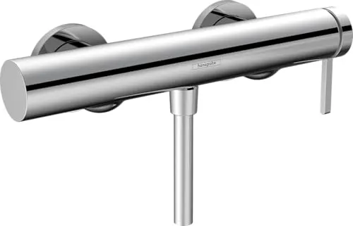 hansgrohe Finoris Brausearmatur 76620000 Aufputz, 1 Verbraucher, chrom - Duscharmatur mit Keramikmischsystem für präzise Temperaturkontrolle und maximalen Komfort, ideal für moderne Badezimmer.