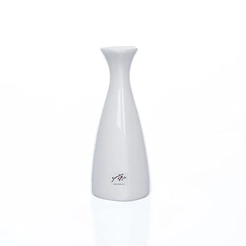 TRIANGLE VASE WEISS, 14CM
