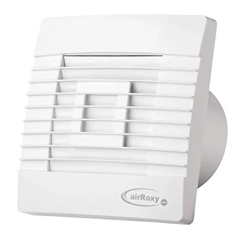 Wand Lüfter Raum innen Ventilator Kleinraum WC Bad Küche mit Jalousie Lamelle...