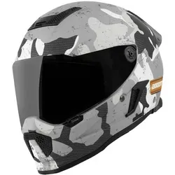 Bogotto Rapto Camo Helm, grau-weiss, Größe L für Männer in weiß von Bogotto