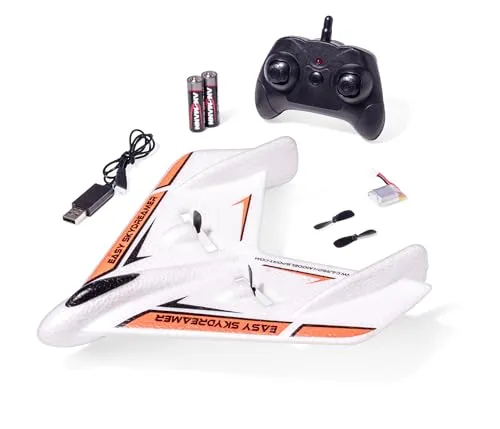 Carson Easy Skydreamer 2.4G RTF Flugmodell - Robustes ferngesteuertes Flugzeug für Einsteiger, ideal für Kinder ab 12 Jahren. Mit einer Flugzeit von bis zu 15 Minuten und USB-Ladefunktion. Sofort startklar für unvergesslichen Spielspaß!