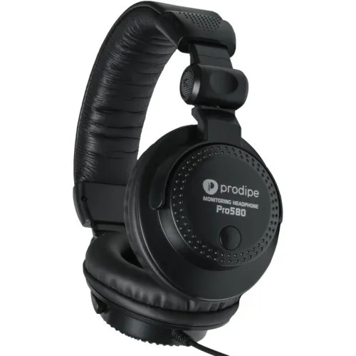 Prodipe PRO 580 Monitoring-Kopfhörer - Studio Kopfhörer mit 1,8 m Kabel für präzisen Klang und hohen Tragekomfort, ideal für professionelle Anwendungen.