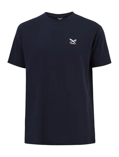 IRIEDAILY Herren Bio-Baumwoll Sommer T-Shirt - Chestflag Tee in Navy, S