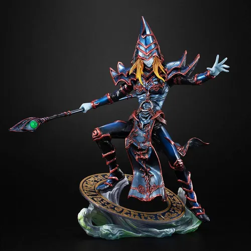 Yu-Gi-Oh! Duel Monsters Black Magician PVC Statue 23 cm - Action- & Spielfiguren, detailgetreue Nachbildung des beliebten Charakters Black Magician aus Yu-Gi-Oh!, perfekt für Sammler und Fans.