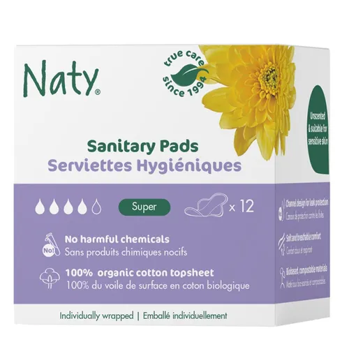 Produktbild Naty Damenbinden super 12 Stk.