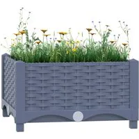 furnicato Hochbeet 40x40x23 cm Polypropylen