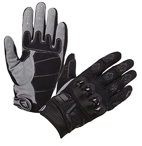 Modeka MX Top Handschuhe 2XL für Männer - Motorradhandschuhe mit Materialmix aus Mesh-Gewebe und Amara, optimaler Schutz dank Kunststoff-Knöchelschutz und Verstärkungen im Sturzbereich.