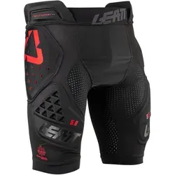 Leatt 3DF 5.0 Protektorenhose kurz - Schwarz - L - Schutzshorts für Hüfte, Oberschenkel und Steißbein mit 17 Punkten im Leatt Protection Rating. Bequemer Sitz durch MoistureCool-Material und Mesh-Belüftung, ideal für den sicheren Sporteinsatz.