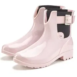 VIVANCE Gummistiefelette rose Größe 41 - Vegane Gummi-Stiefelette in Rosa, ideal für jedes Wetter. Bequemes Textilfutter und robuste Synthetiklaufsohle sorgen für hohen Tragekomfort.