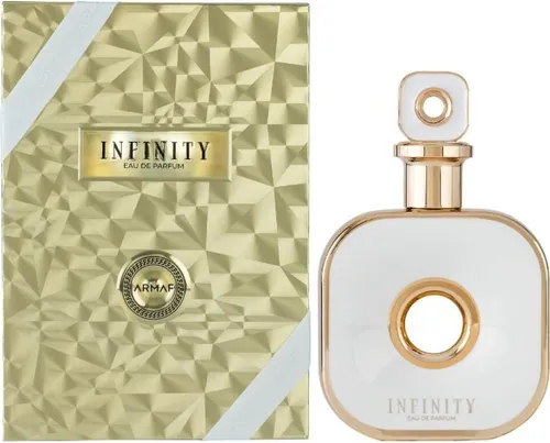 Armaf Infinity Gold Eau de Parfum für Damen 105 ml - Eau de Parfum mit blumigen und holzigen Noten, perfekt für die moderne Frau, die ihre Weiblichkeit betonen möchte. Elegante Duftkomposition mit fruchtigen Akkorden und langanhaltender Tiefe.