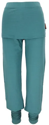 Guru-Shop Relaxhose Yoga-Hose mit Minirock - autumn sky - Bequeme Yoga-Hose in Bio-Qualität mit integriertem Minirock für einen femininen Look. Ideal für Sport und entspannte Momente. Aus weicher Bio-Baumwolle gefertigt, bietet sie höchsten Tragekomfort.