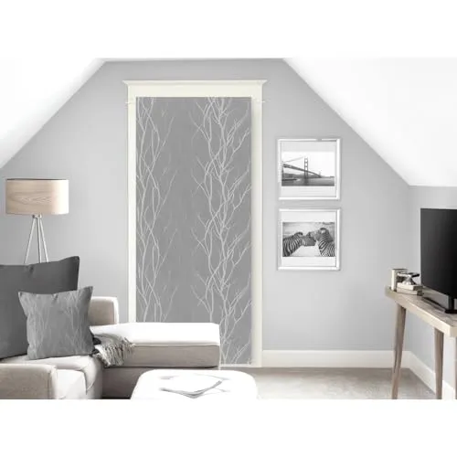 Soleil d'ocre Liane Voilage, Segel, Gebrochen Vize, Polyester, Grau, 90 x 200 cm