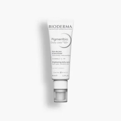 Bioderma Pigmentbio Tagespflege Creme Lsf 50+ - Tagespflege mit LSF 50+, bietet umfassenden UVA- und UVB-Schutz, unterstützt die Zellerneuerung und reduziert Melaninproduktion für einen ebenmäßigen Teint.