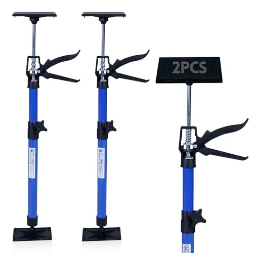CCLIFE Deckenstütze 2 Stück Einhandstütze 50-115 cm von CCLIFE