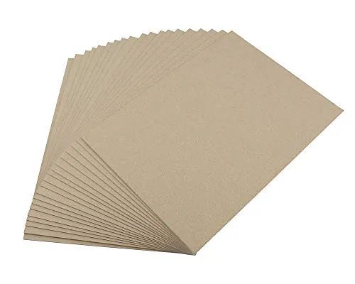 House of Card & Paper Graues Kraftkarton, 1500 Mikron, 945 g/m², A3, 30 Blatt pro Packung