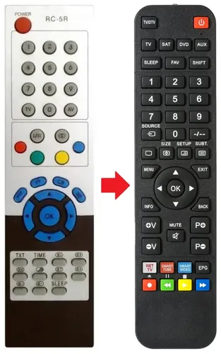 Fernbedienung geeignet für EASY LIVING RC-5R