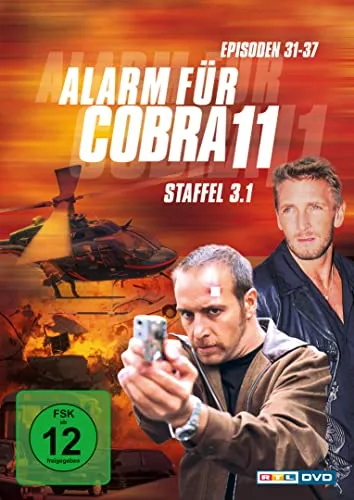 Alarm für Cobra 11 - Staffel 3.1 - Episoden 31-37 [2 DVDs] - Spannende Krimiserie auf 2 DVDs, ideal für Action-Fans und Serienliebhaber.