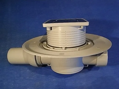 Viega Advantix Badablauf - Bad & Sanitär, mit dreh- und höhenverstellbarem Aufsatz für individuelle Anpassung und optimale Entwässerung