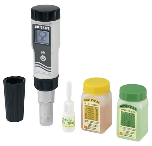 Voltcraft PHT-02 ATC pH-Messgerät - Wassertester für Pools und Aquarien, präzise pH-Wertmessung für optimales Wasser und Gesundheit von Fischen.
