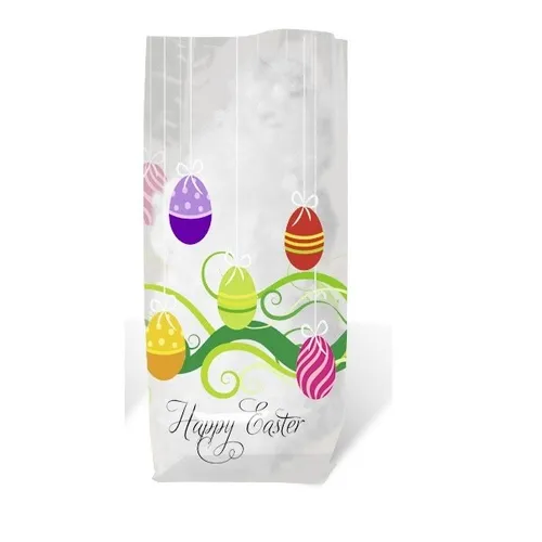 GESCHENK-BODENBEUTEL HAPPY EASTER 14,5 x 23,5cm FOLIEN-BEUTEL GESCHENKVERPACKUNG