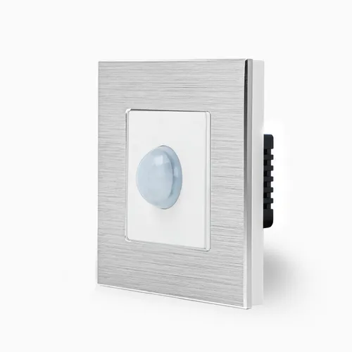 IR Bewegungsmelder Bewegungssensor Infrarot LED geeignet mit Alurahmen Weiß