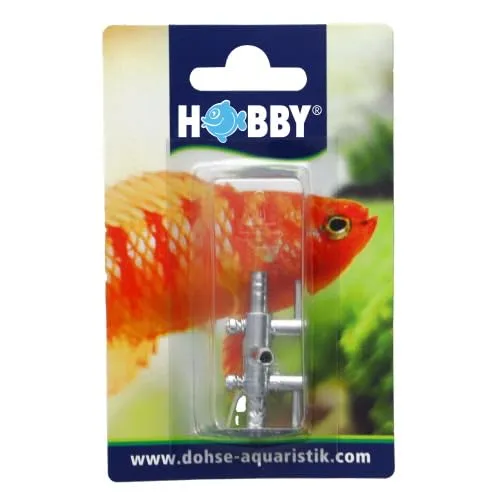 Hobby Aquaristik Metall Lufthähnchen 4/6 I 2-Wege I Praktisches Zubehörteil als Ersatz und für Bastler