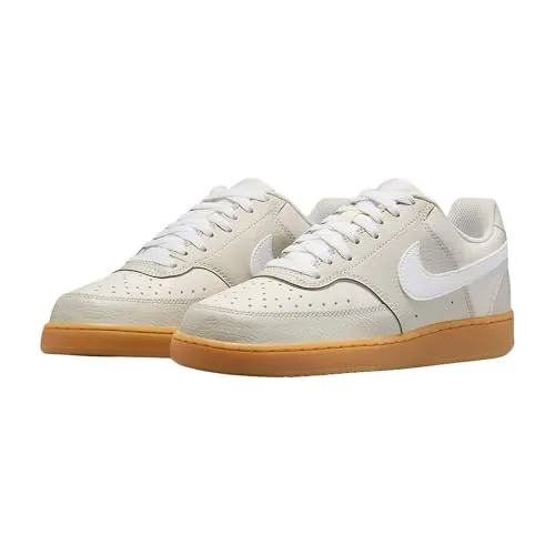NIKE IB7939-072 W Court Vision LO Damen Light Bone/White-Phantom-Gum Yellow EU 37.5