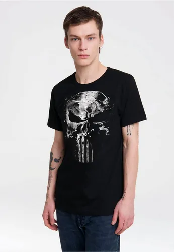 Marvel Easy Fit Punisher T-Shirt - Czaszka Merkuria, Größe S - Sportbekleidung-Sets mit hochwertigem 100% Baumwollmaterial, offiziell lizenziert und ideal für Marvel-Fans.