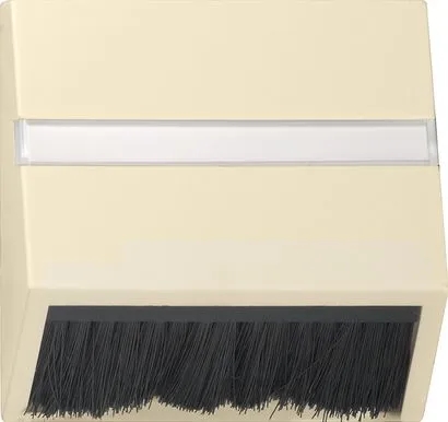 Gira 068201 Haube steckbar mit Adapterrahmen, System 55, cremeweiß glänzend