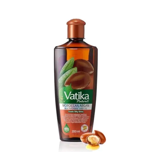 Dabur Vatika ARGAN Enriched Hair Oil - Exotic Shine & Softness (Haaröl angereichert mit Arganöl) 200ml