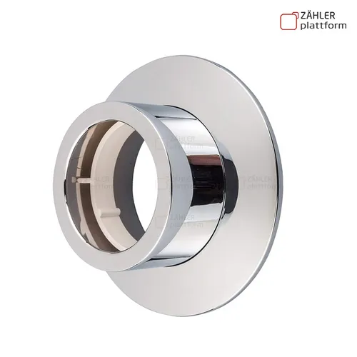 Chromabdeckung Messkapselwasserzähler Universal Unterputz Blende Wasserzähler