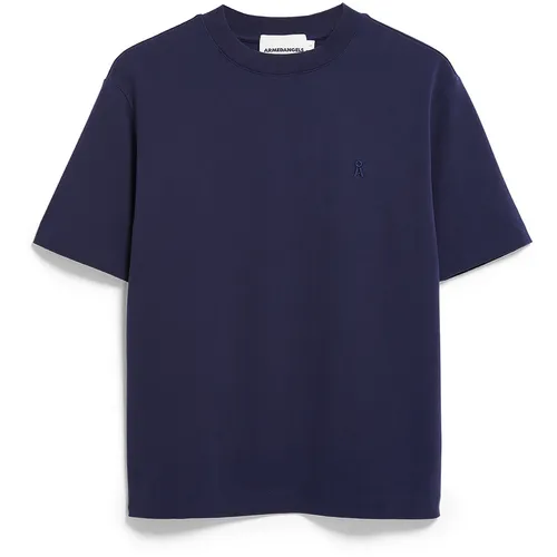 ARMEDANGELS TARJAA Damen Heavyweight T-Shirt - T-Shirts für Damen aus 50% Bio-Baumwolle und 50% recycelter Baumwolle, nachhaltig und bequem im Loose Fit, hergestellt in Portugal.