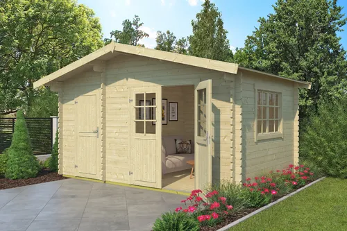 Gartenhaus Blockhaus Holzhaus Schuppen KEILA 34