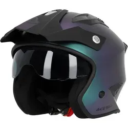 Acerbis Aria Metallic, Jethelm in grün von Acerbis