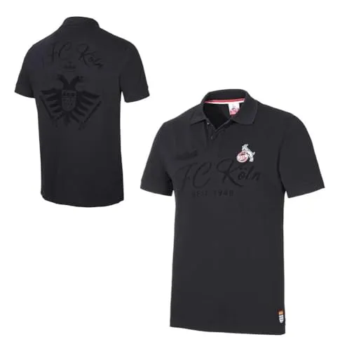 1. FC Köln Poloshirt schwarz M von 1. FC Köln