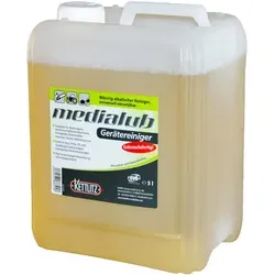 Liter Kanister KETTLITZ-Medialub Sägekettenreiniger - Spezialputzmittel für Motorsägen und Maschinen, entfernt effektiv Harz und Fette, schmutzabweisend nach mehrmaliger Anwendung, phosphat- und lösemittelfrei.