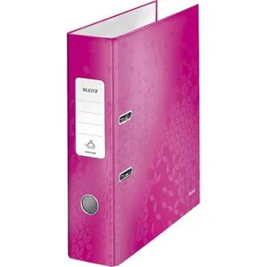 Leitz WOW 1005-00-23 Ordner, A4, breit, Karton, pink