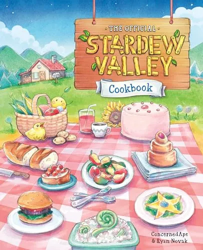 The Official Stardew Valley Cookbook - Lösungsbücher für PC- & Videospiele, mit über 40 köstlichen Rezepten aus dem beliebten Spiel für echte Stardew Valley-Fans.
