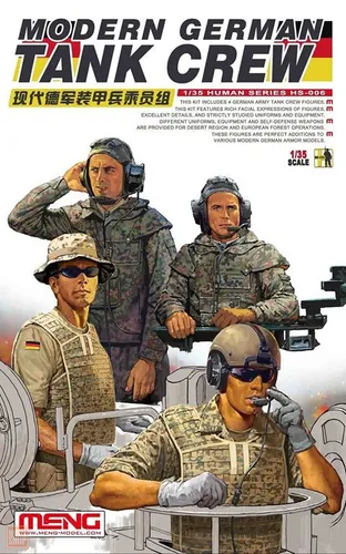 Meng-Model HS-006 - 1:35 Modern German Tank Crew - Neu